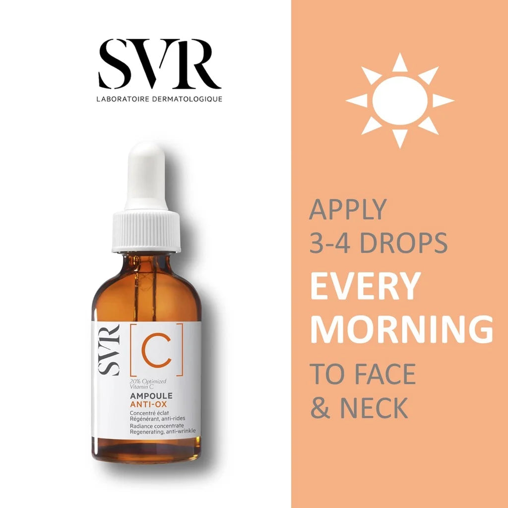 SVR Ampoule 20% Optimised Vitamin C Anti-ox Serum 30ml