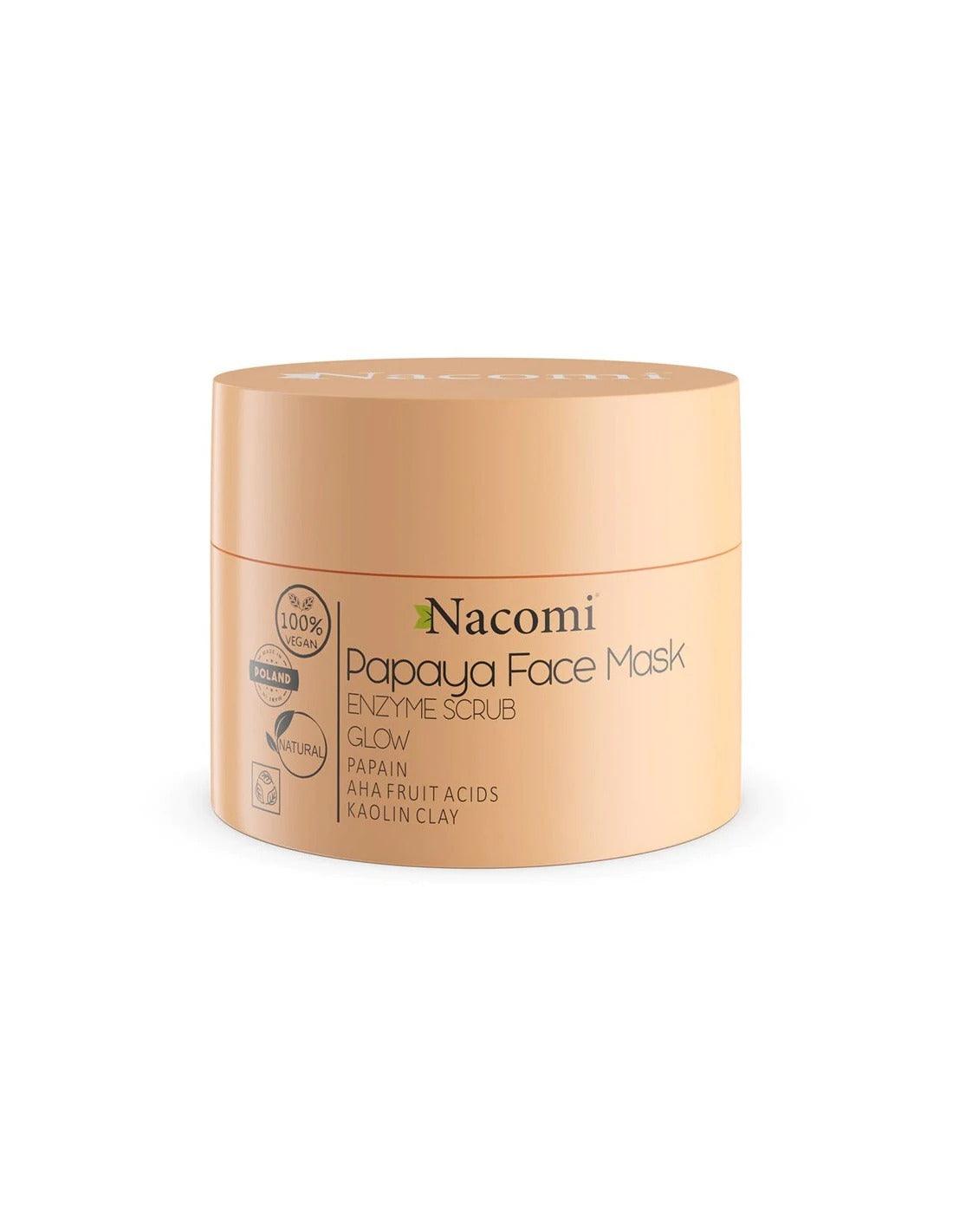 Nacomi Papaya Face Mask Enzyme Scrub 50 ml - Mrayti Store