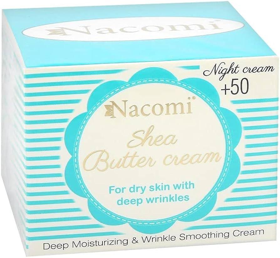 Nacomi Shea Butter Night Cream with Biomimetic Peptides 50+ - Mrayti Store