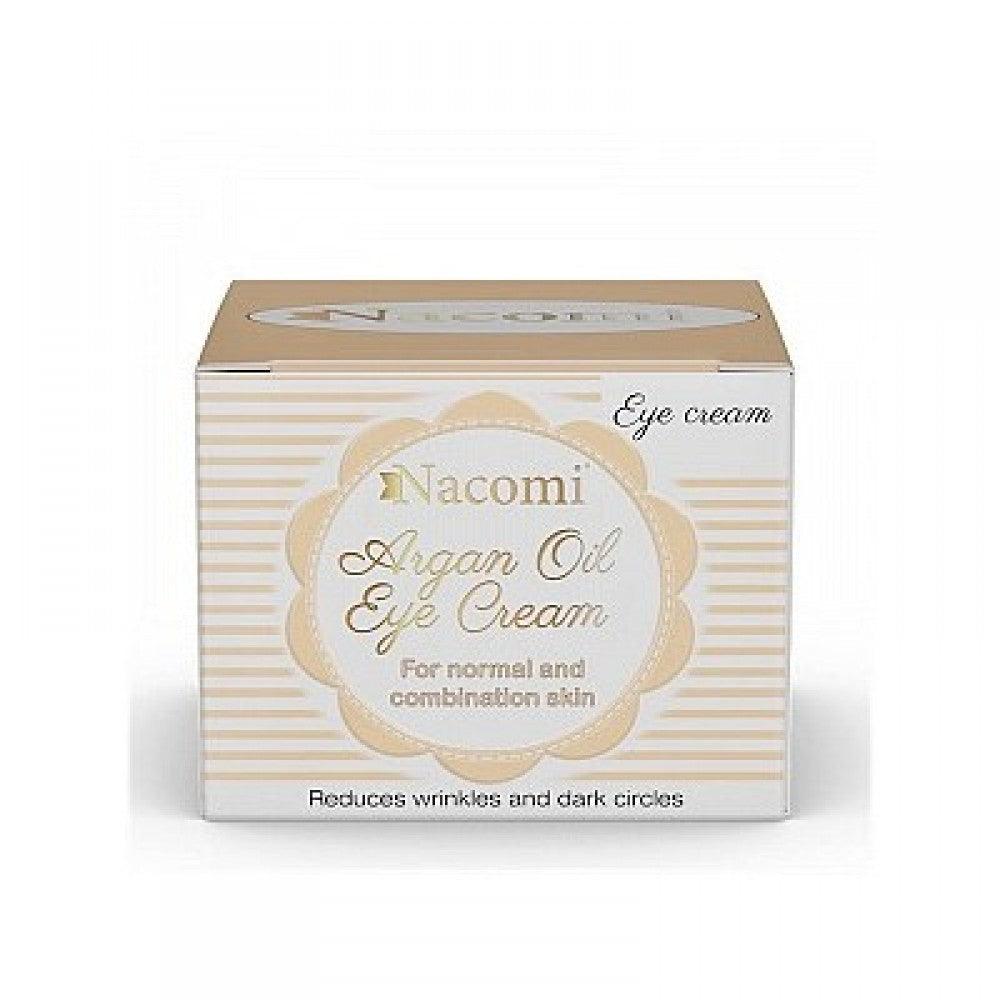 Nacomi Argan Oil Eye Cream with Grape Seed Oil 15 ml - Mrayti Store