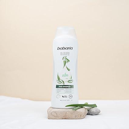 Babaria Aloe Vera Bath Gel 600ml - Mrayti Store