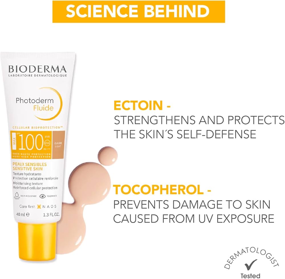 Bioderma Photoderm Fluid Max Sunscreen SPF100 40 ml - Claire