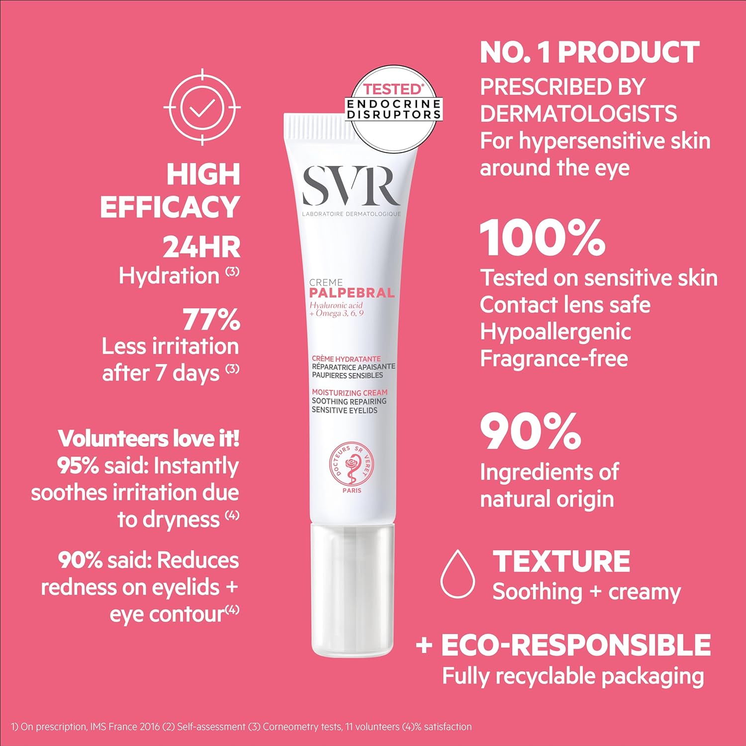 Svr Palpebral Irritated Eyelids & Eye Conture Cream 15ml