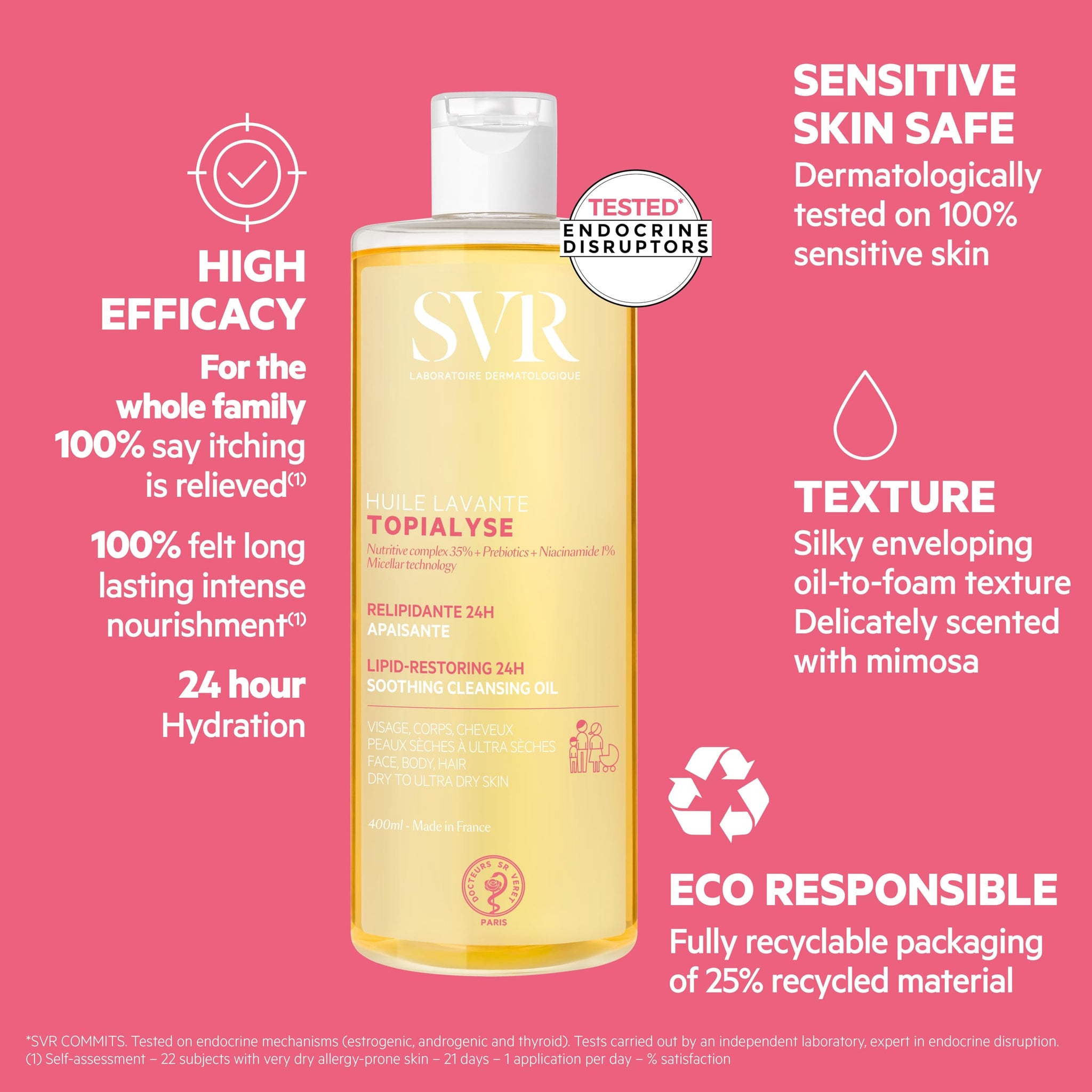 SVR TOPIALYSE OIL LAVANTE ECO REFILL 1 L