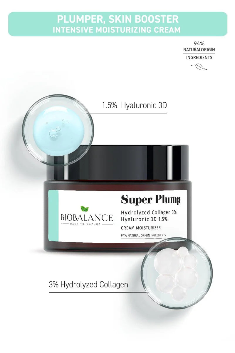 Bio Balance Super Plump Face Cream With Collagen And Hyaluronic Acid 50ml