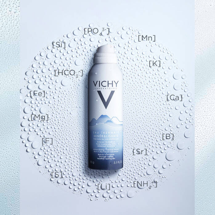 Vichy Mineralizing Thermal Water, Hydrating Face Mist with Natural Antioxidants 150 ml