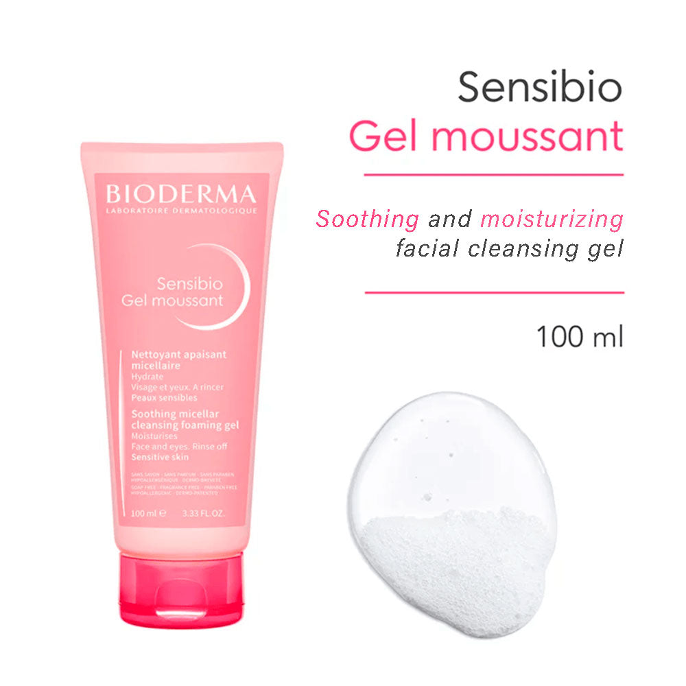 Bioderma Sensibio moussant Gel For Sensitive Skin 100 ml