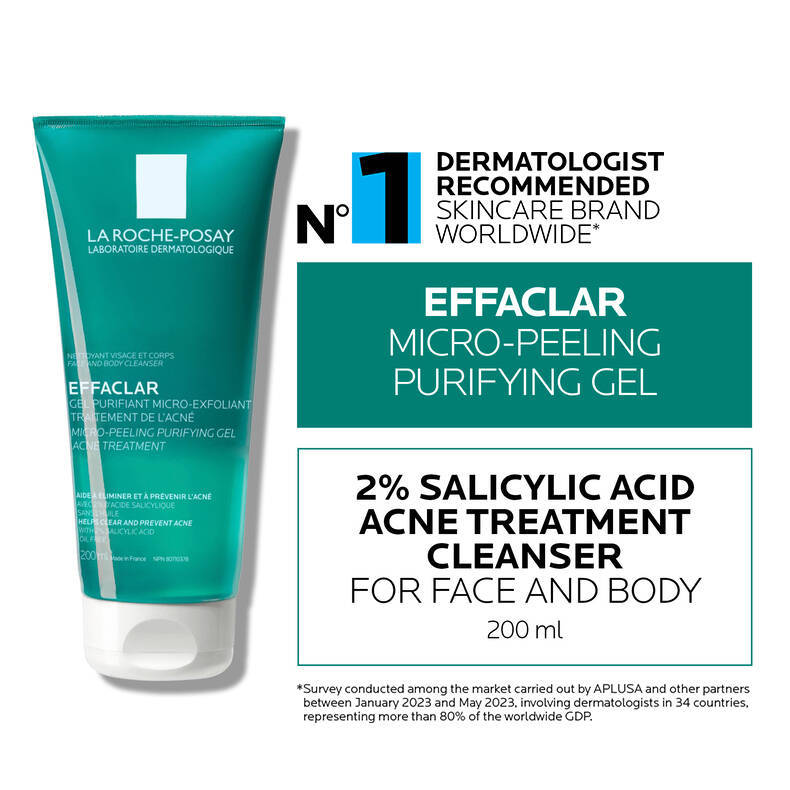 La Roche-Posay Effaclar Micropeeling Cleansing Gel with Salicylic Acid For Oily Skin 200ml