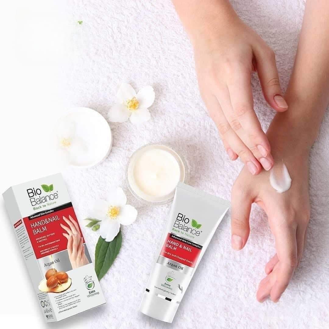 Bio Balance Moisturizing Hand & Nail Organic Balm Cream 60 ml