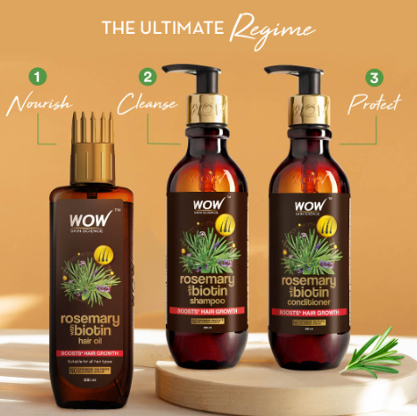 WOW Skin Science Rosemary With Biotin Conditioner 250 ml