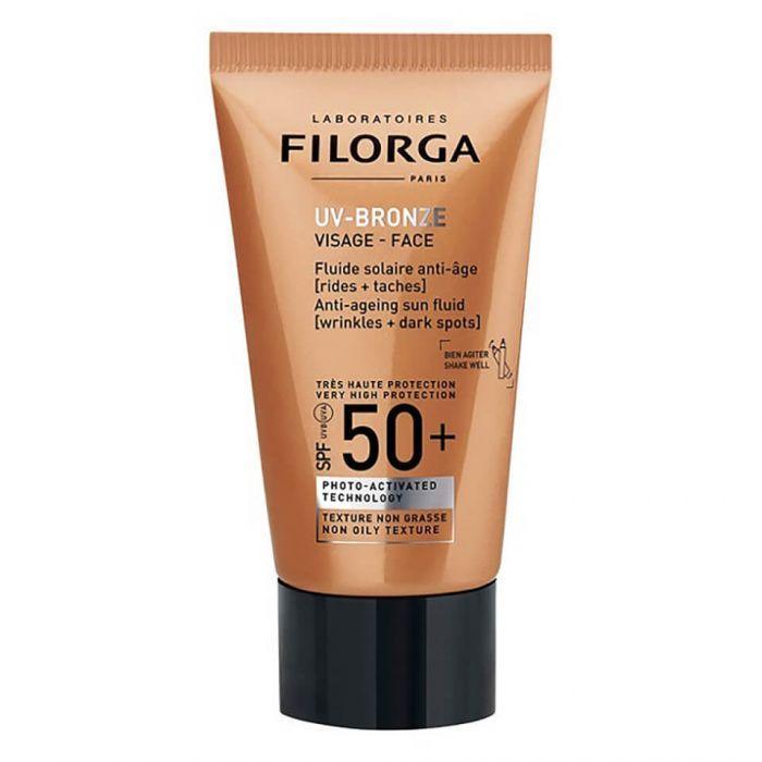 Filorga UV Bronze Face Anti Ageing Sun Fluid SPF50+ 40ml | Mrayti Store