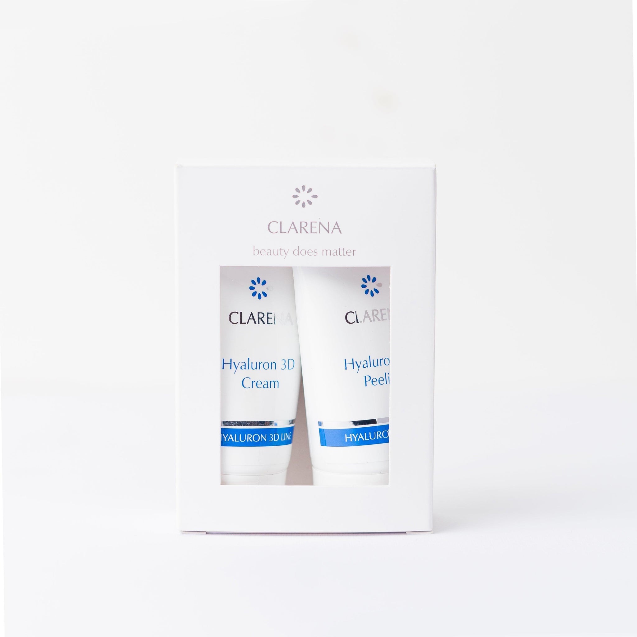 Clarena Hyaluron 3D Peeling & Cream Gift Set | Mrayti Store