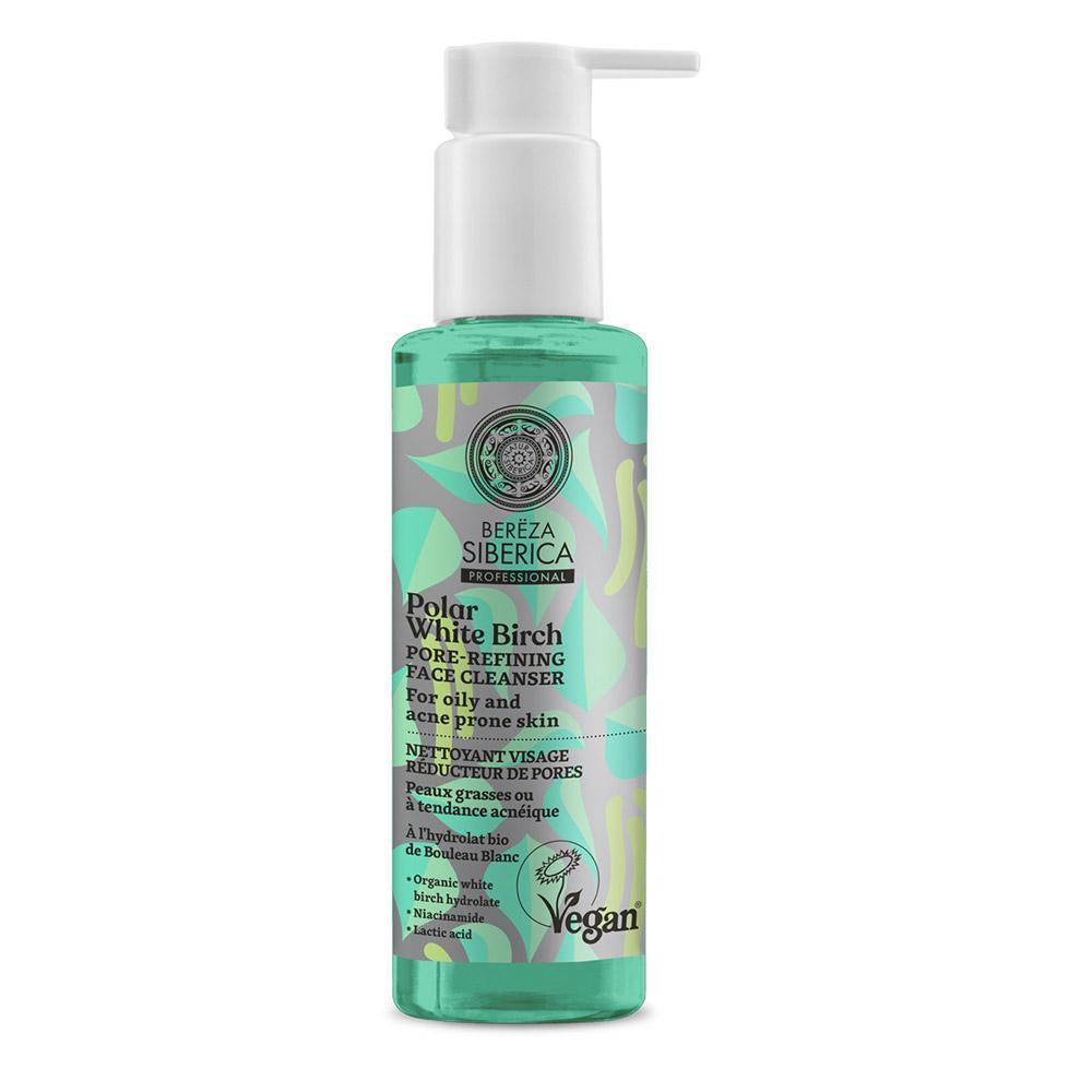 Natura Siberica Polar White Birch Pore-Refining Face Cleanser, for oily & acne prone skin 145 ml - Mrayti Store